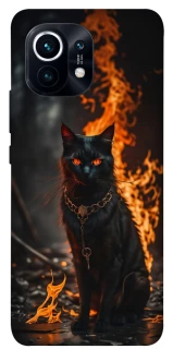 Чохол на Xiaomi Mi 11 Вогняний кіт фото 1 з 1