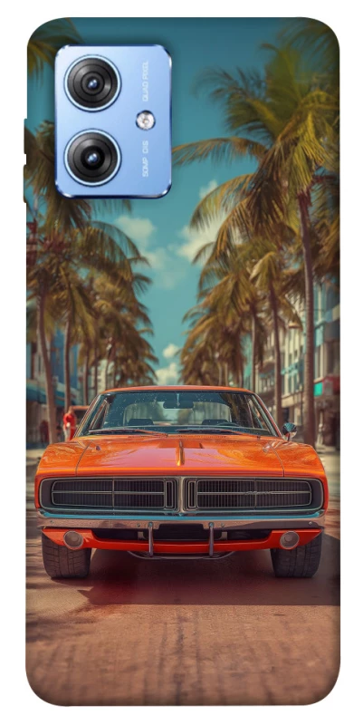 Чехол на Motorola Moto G84 Tropical car фото 1 из 1