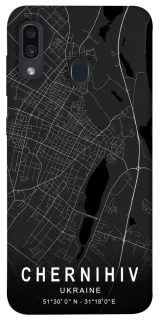 Чехол на Samsung Galaxy A20 / A30 Chernihiv map фото 1 из 1