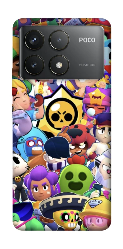 Чохол на Xiaomi Poco F6 Pro Brawl Stars ver.5 фото 1 з 1
