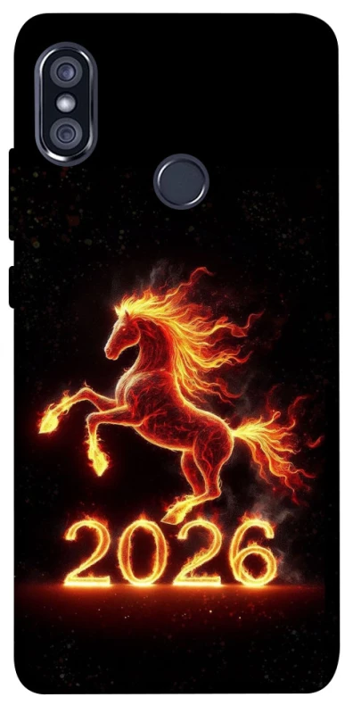 Чохол на Xiaomi Redmi Note 5 Pro / Note 5 (AI Dual Camera) Red Fire Horse ver.1 фото 1 з 1