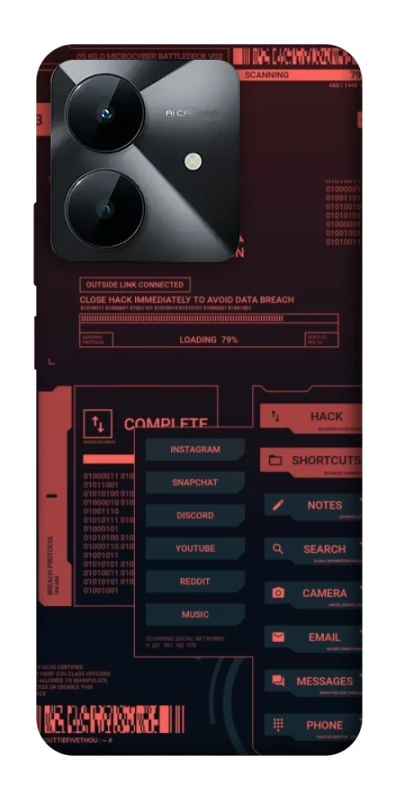 Чохол на Realme Note 60x Attention фото 1 з 1