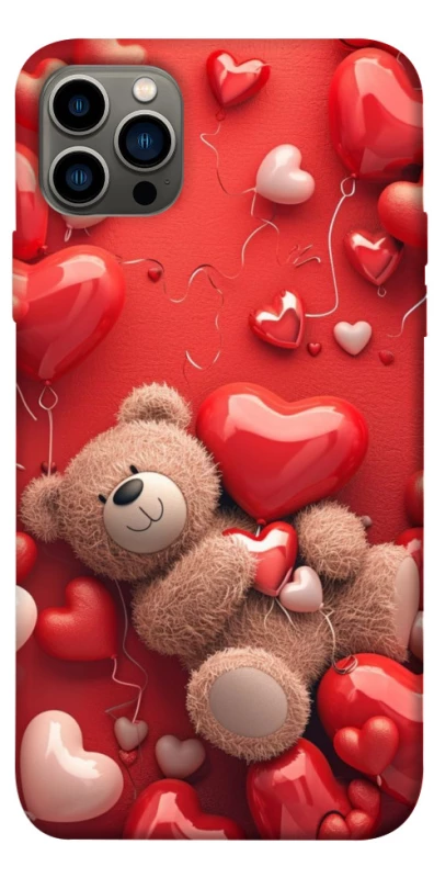 Чохол на Apple iPhone 12 Pro (6.1") bear in hearts фото 1 з 1