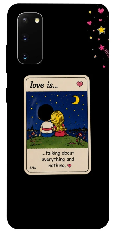 Чохол на Samsung Galaxy S20 Love is ver.6 фото 1 з 1