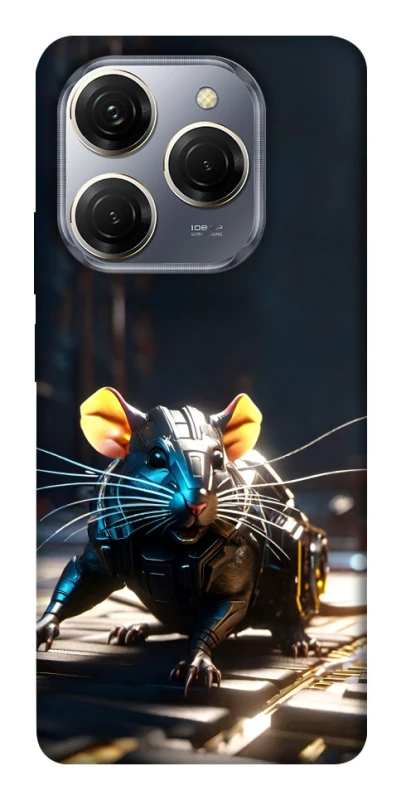 Чехол на TECNO Spark 20 Pro Cyber rat фото 1 из 1