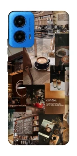 Чехол на Motorola Moto G45 Coffee collage ver.2 фото 1 из 1