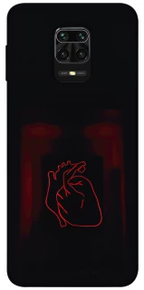 Чехол на Xiaomi Redmi Note 9s / Note 9 Pro / Note 9 Pro Max Красное сердце фото 1 из 1
