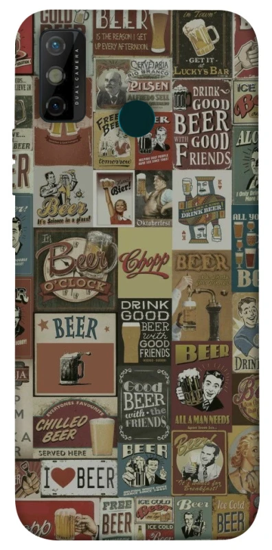 Чохол на TECNO Spark 6 Go Retro collage ver.1 фото 1 з 1