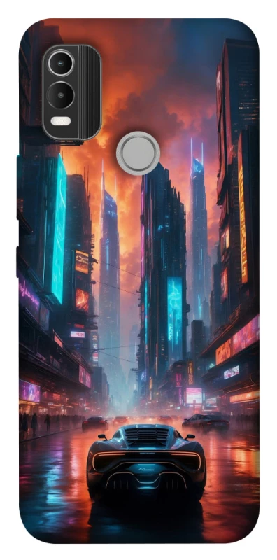 Чехол на Nokia C21 Plus Cyber city фото 1 из 1