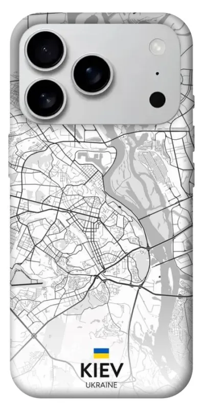 Чехол на Apple iPhone 18 Pro Max Kiev white map фото 1 из 1