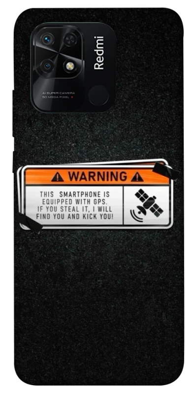 Чохол на Xiaomi Redmi 10C Warning фото 1 з 1