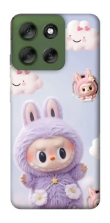 Чохол на Motorola Moto G56 5G Labubu & clouds фото 1 з 1