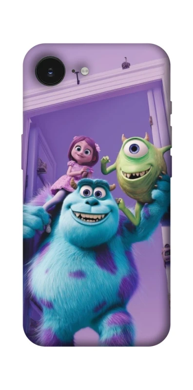 Чехол на Apple iPhone 16e (6.1") Monsters friends фото 1 из 1