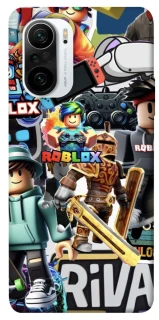 Чехол на Xiaomi Redmi K40 / K40 Pro / K40 Pro+ / Poco F3 Roblox collage ver.1 фото 1 из 1