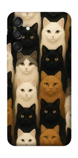 Чехол на Samsung Galaxy M15 5G Colorful Cat Collage фото 1 Чехол на Samsung Galaxy M15 5G Colorful Cat Collage фото 1 из 1