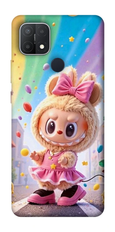 Чехол на Oppo A15s / A15 Labubu rainbow фото 1 из 1