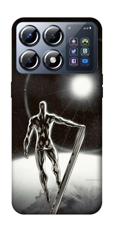 Чохол на Xiaomi POCO X8 Pro Срібний серфер фото 1 з 1