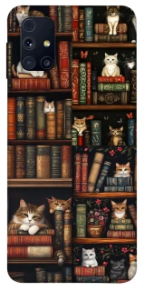 Чехол на Samsung Galaxy M31s Cats & Books фото 1 из 1