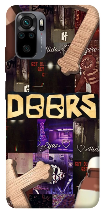 Чохол на Xiaomi Redmi Note 10 / Note 10s Roblox doors dark mode фото 1 з 1