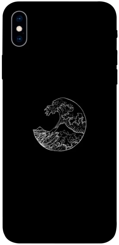 Чохол на Apple iPhone XS Max (6.5") Black tsunami фото 1 з 1