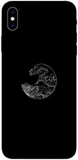 Чохол на Apple iPhone XS Max (6.5") Black tsunami фото 1 з 1