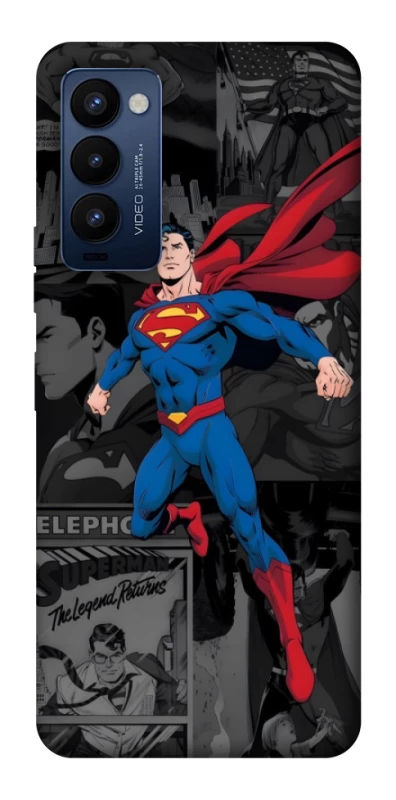 Чохол на TECNO Camon 18 Pro superman comics фото 1 з 1