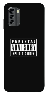 Чохол на Nokia G60 Parental Advisory Label фото 1 з 1