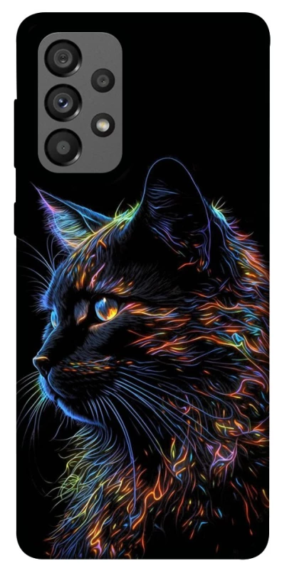 Чохол на Samsung Galaxy A73 5G Чорний кіт фото 1 з 1