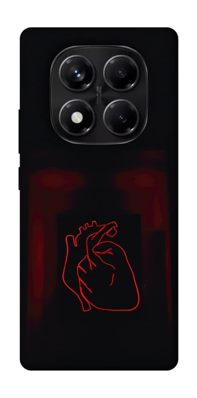 Чехол на Xiaomi Redmi Note 14 Pro 5G Красное сердце фото 1 из 1