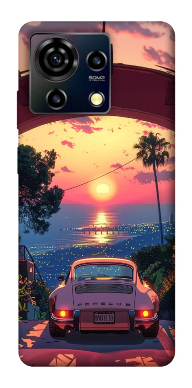 Чехол на ZTE Blade V50 Vita Porsche at sunset фото 1 из 1