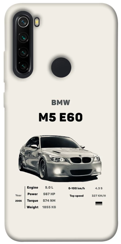 Чохол на Xiaomi Redmi Note 8 BMW M5 E60 фото 1 з 1
