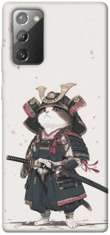 Чохол на Samsung Galaxy Note 20 Samurai Cat Warrior фото 1 з 1
