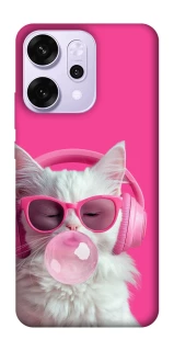 Чохол на Oppo Reno 14 Pro Pink kitty фото 1 Чохол на Oppo Reno 14 Pro Pink kitty фото 1 з 1