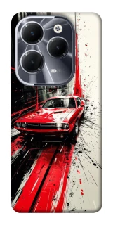 Чехол на Infinix Hot 40 Pro Painted Mustang фото 1 из 1