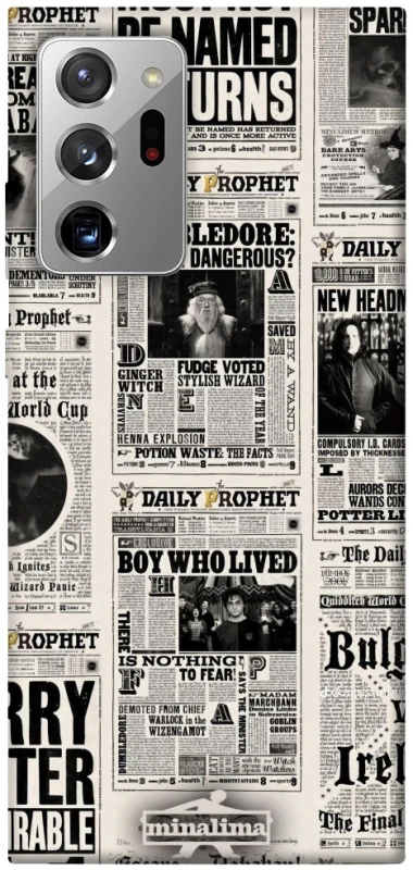 Чохол на Samsung Galaxy Note 20 Ultra Harry Potter newspaper фото 1 з 1