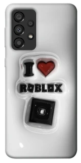 Чохол на Samsung Galaxy A33 5G I love Roblox фото 1 з 1