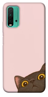 Чохол на Xiaomi Redmi Note 9 4G / Redmi 9 Power Peeping cat фото 1 з 1