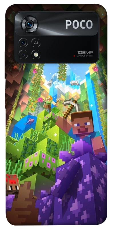 Чохол на Xiaomi Poco X4 Pro 5G Minecraft forever фото 1 з 1