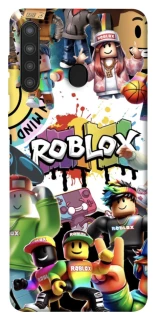 Чехол на Samsung Galaxy A21 Roblox Characters Collage фото 1 из 1