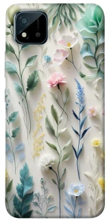 Чехол на Realme C20 Floral design ver.3 фото 1 из 1