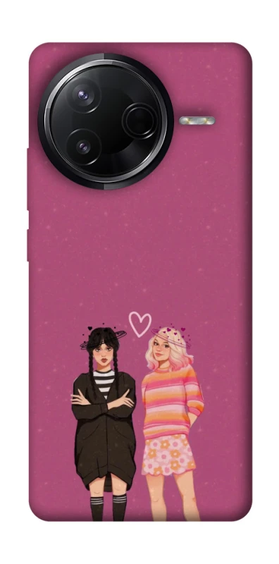 Чехол на Infinix Note 50 Pro Raven & Rainbow Wednesday фото 1 из 1