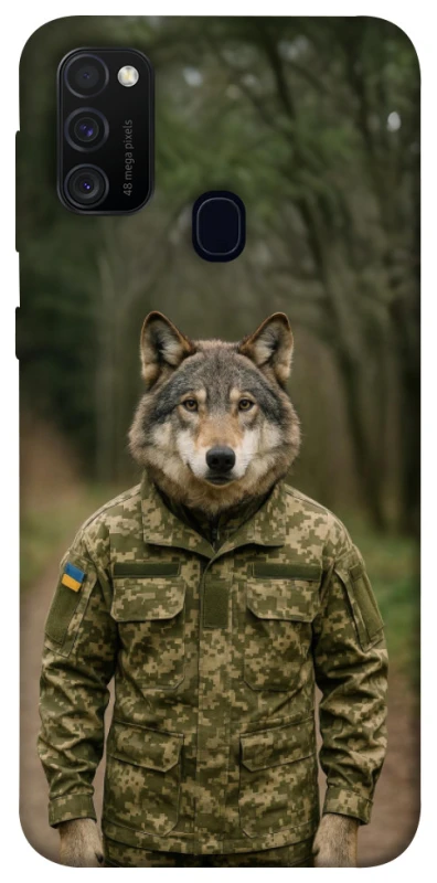 Чохол на Samsung Galaxy M21 Вовк захисник фото 1 з 1