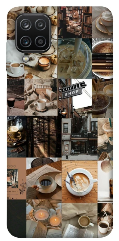 Чохол на Samsung Galaxy A12 Coffee collage ver.3 фото 1 з 1