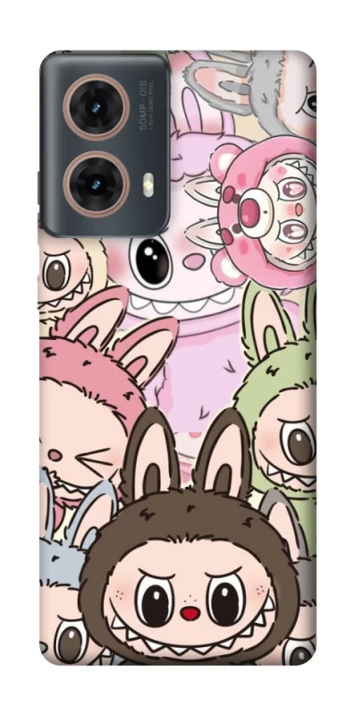 Чохол на Motorola Moto G85 All Labubu 3 фото 1 з 1