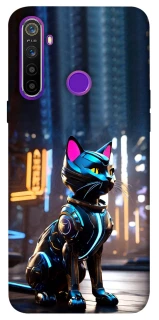 Чехол на Realme 5 Cyber cat фото 1 из 1