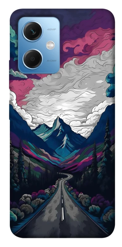 Чехол на Xiaomi Poco X5 5G Нарисованные горы фото 1 из 1