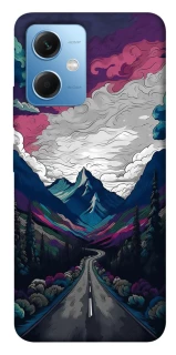 Чехол на Xiaomi Redmi Note 12 5G Нарисованные горы фото 1 из 1