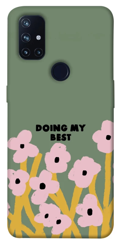 Чехол на OnePlus Nord N10 5G Doing my best фото 1 из 1