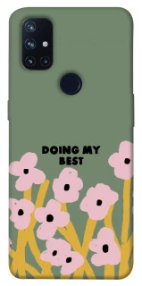 Чехол на OnePlus Nord N10 5G Doing my best фото 1 из 1