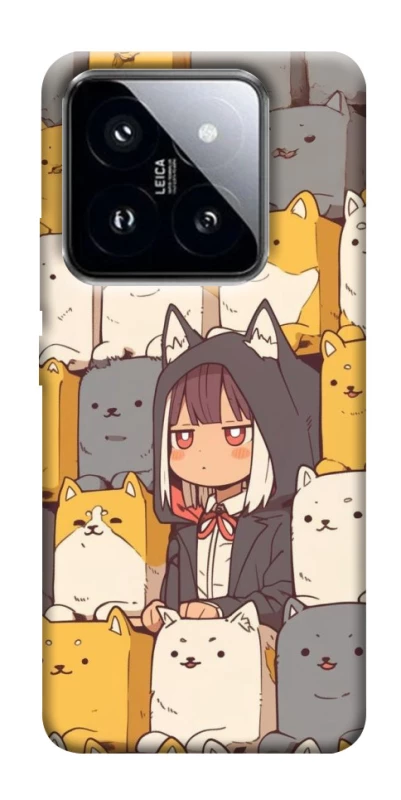 Чохол на Xiaomi 14 Pro Like a cat фото 1 з 1